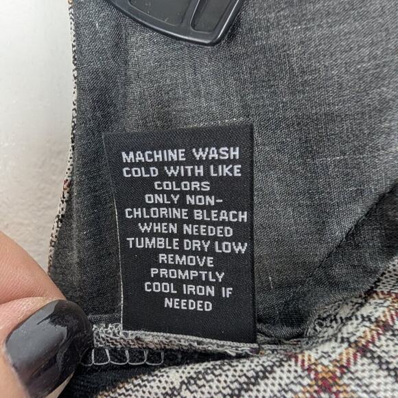 Murano Size S Men's Plaid‎ Button up Vest and matching pants Hipster - Picture 10 of 10